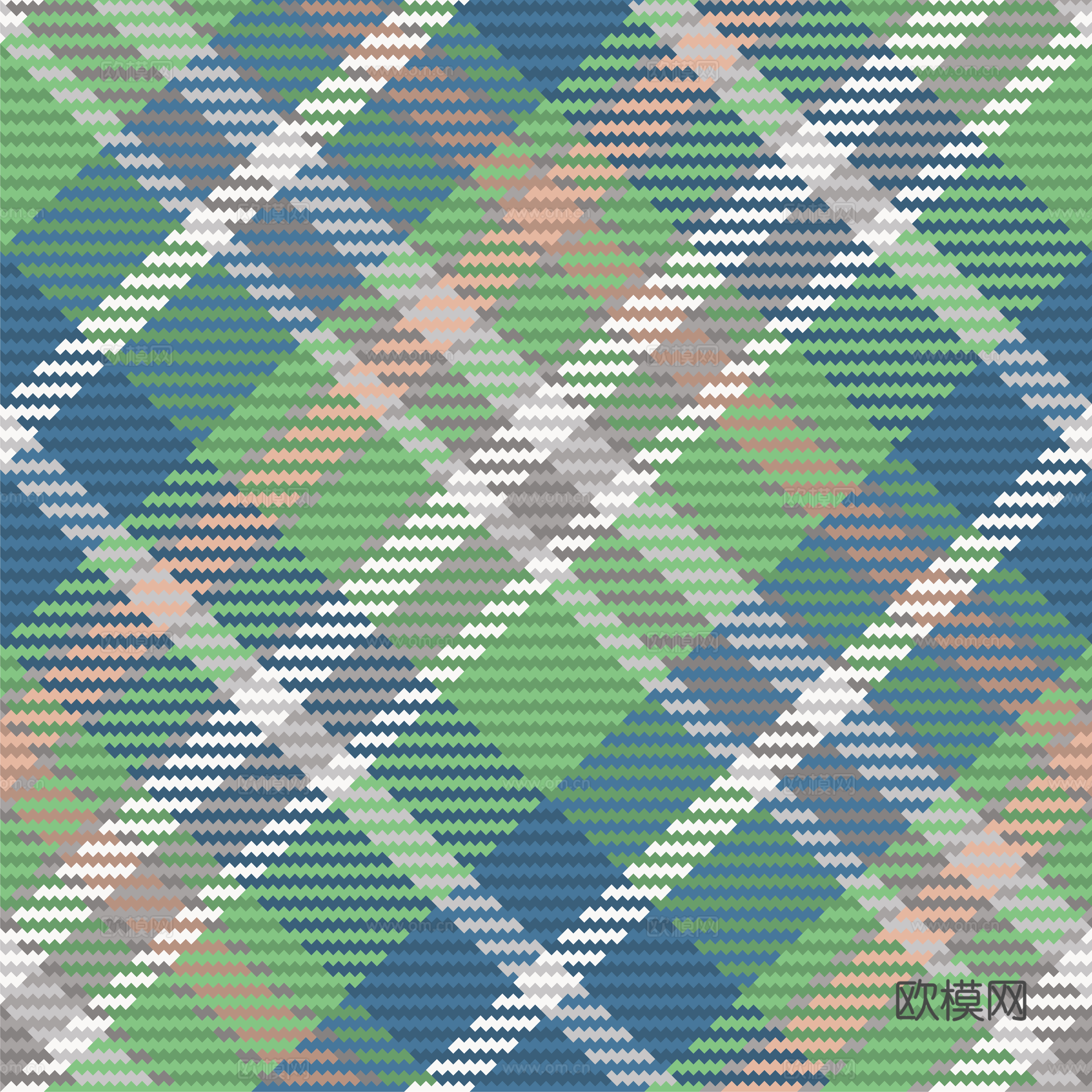 现代格纹壁纸墙布