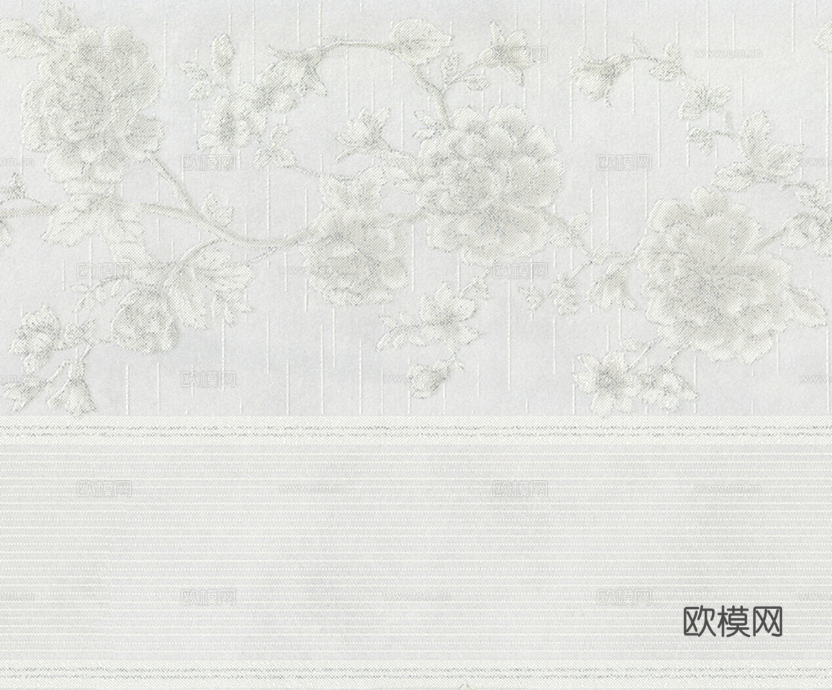 浅灰色印花壁纸