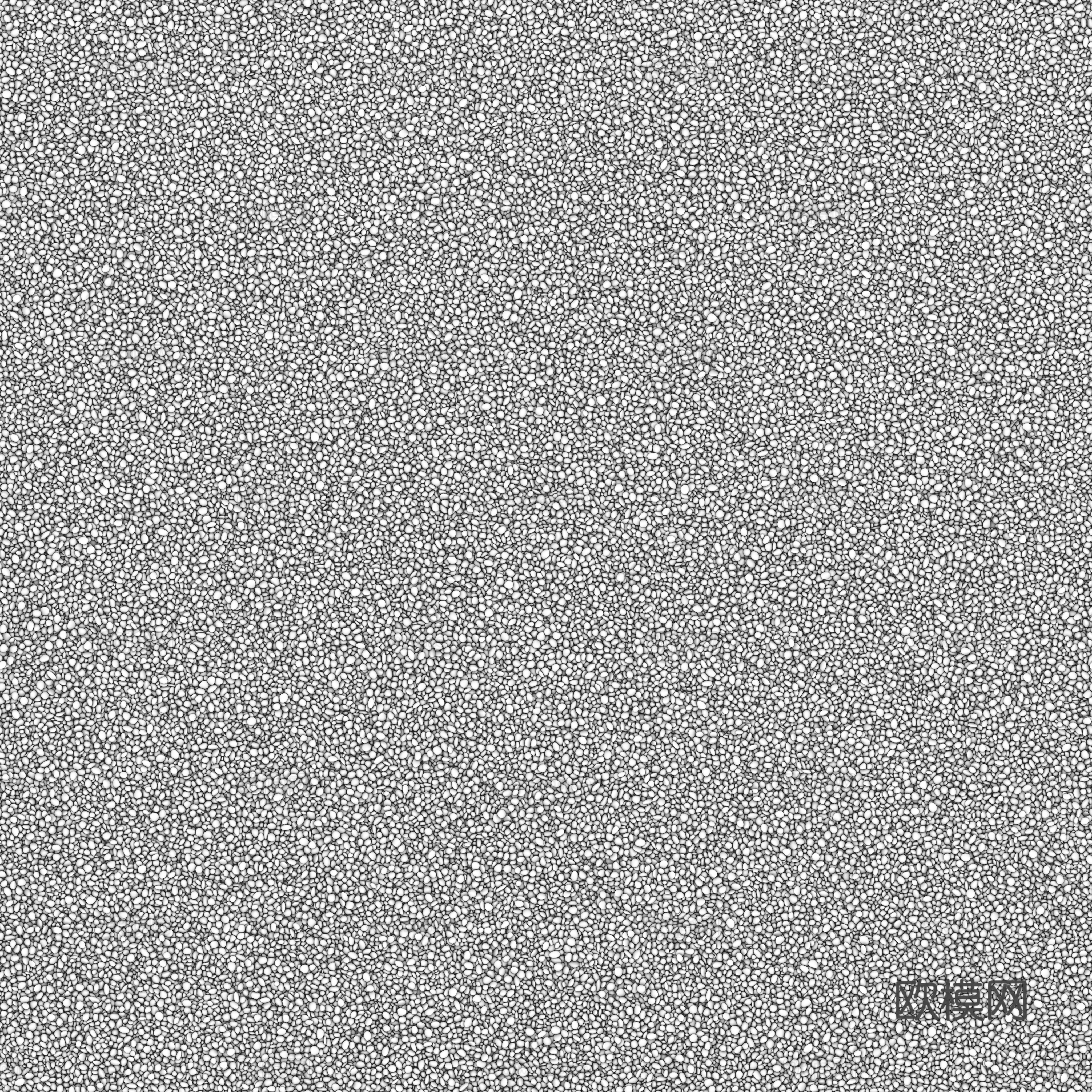 现代砾石地面铺装