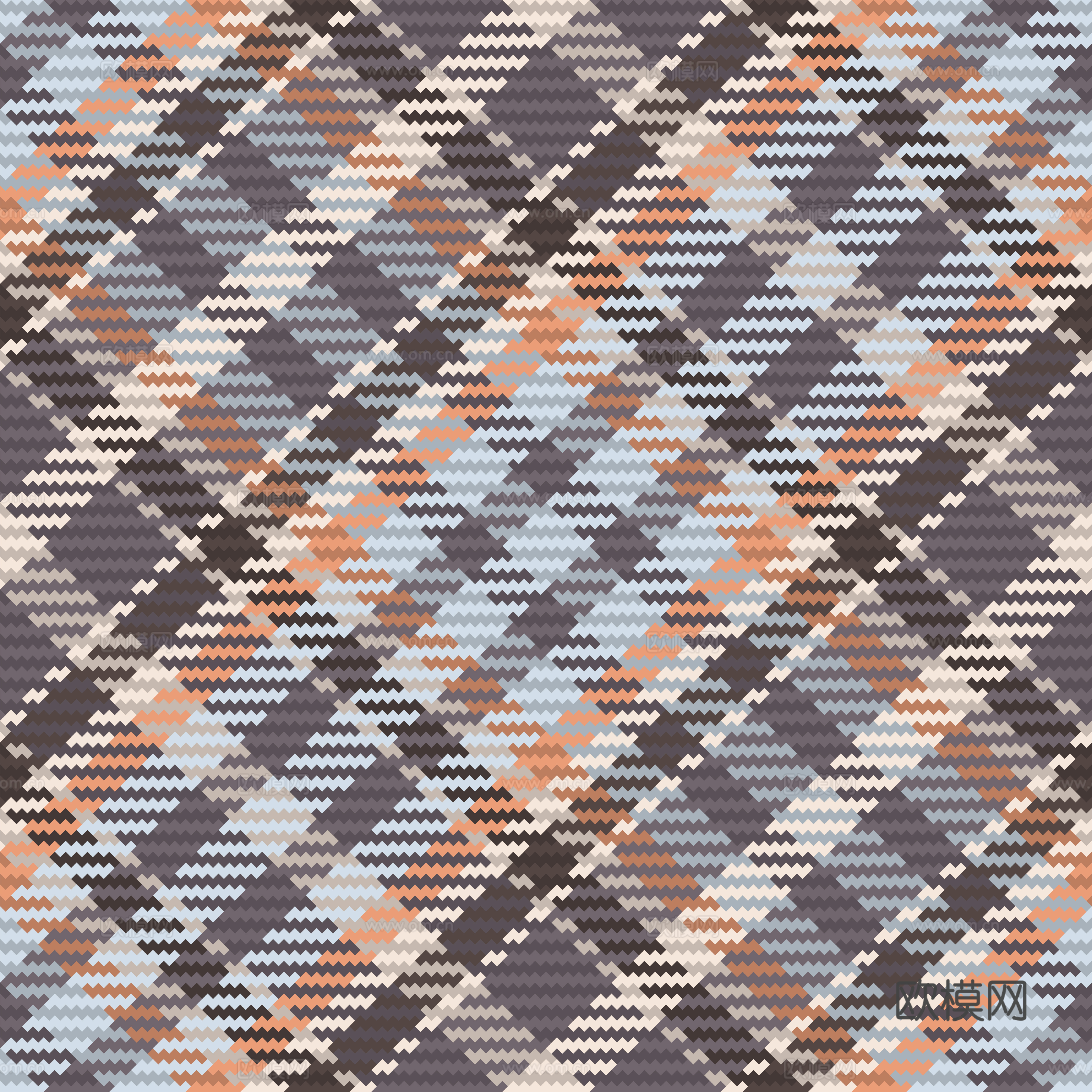 现代格纹壁纸墙布