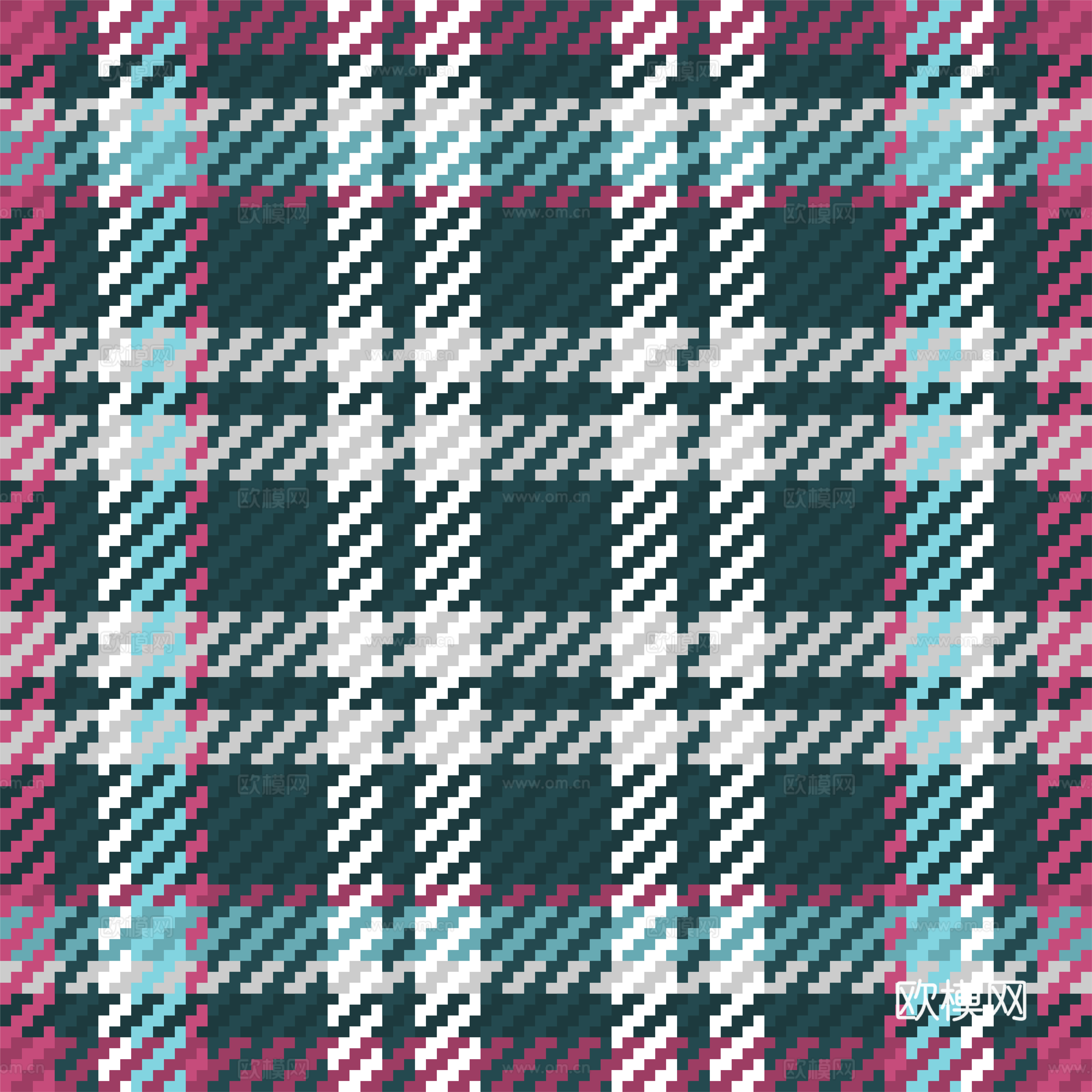 现代格纹壁纸墙布