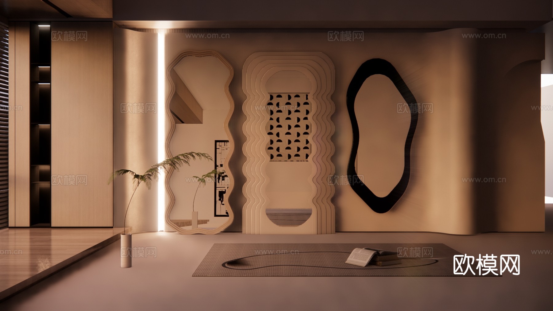 厕所 淋浴 家装 卫浴 浴缸su模型