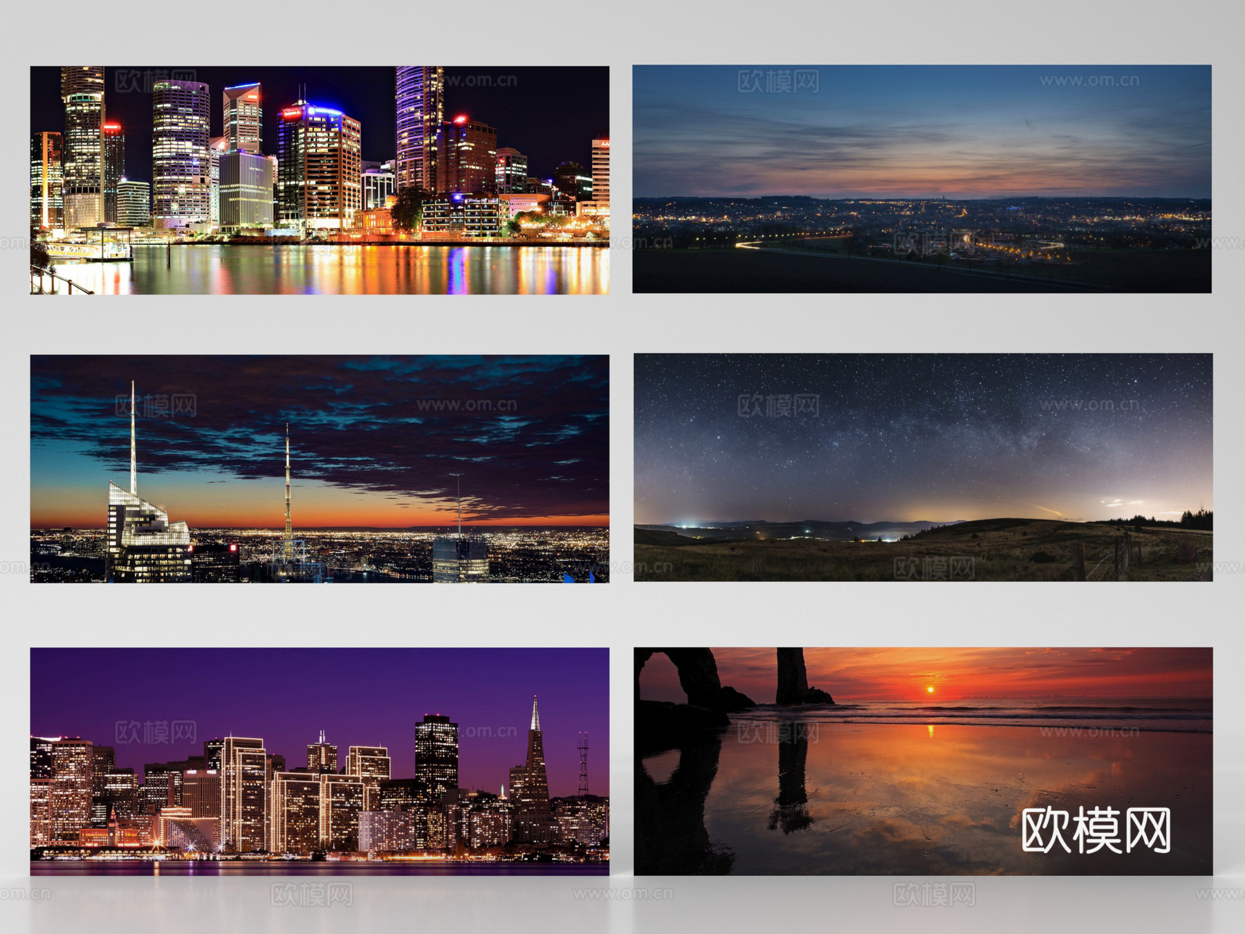 现代其他材质 环绕背景 户外背景 植物背景 环境贴图su模型