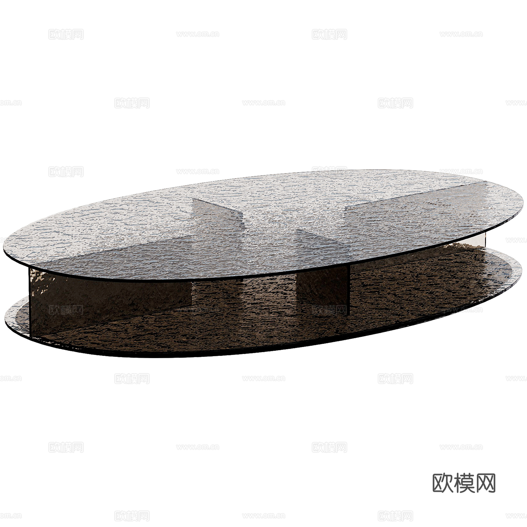 Max oval coffee table免费3d模型