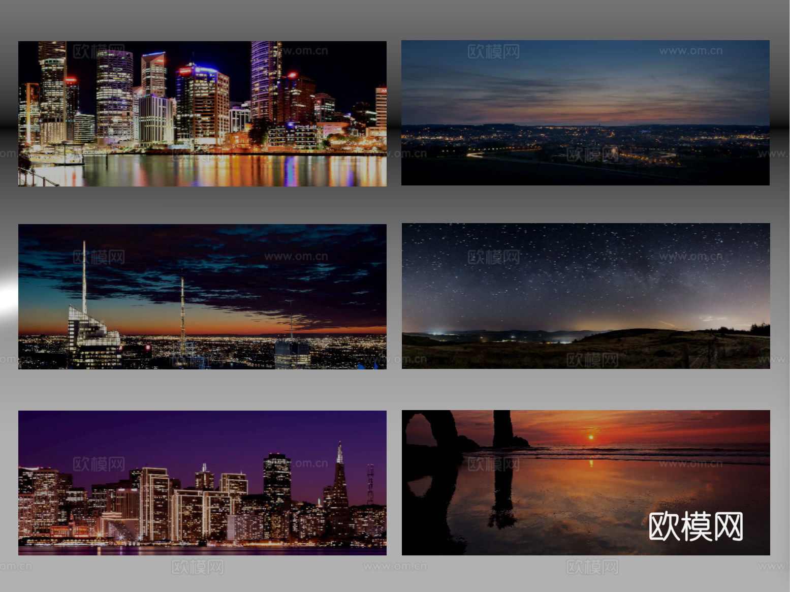 现代其他材质 环绕背景 户外背景 植物背景 环境贴图su模型