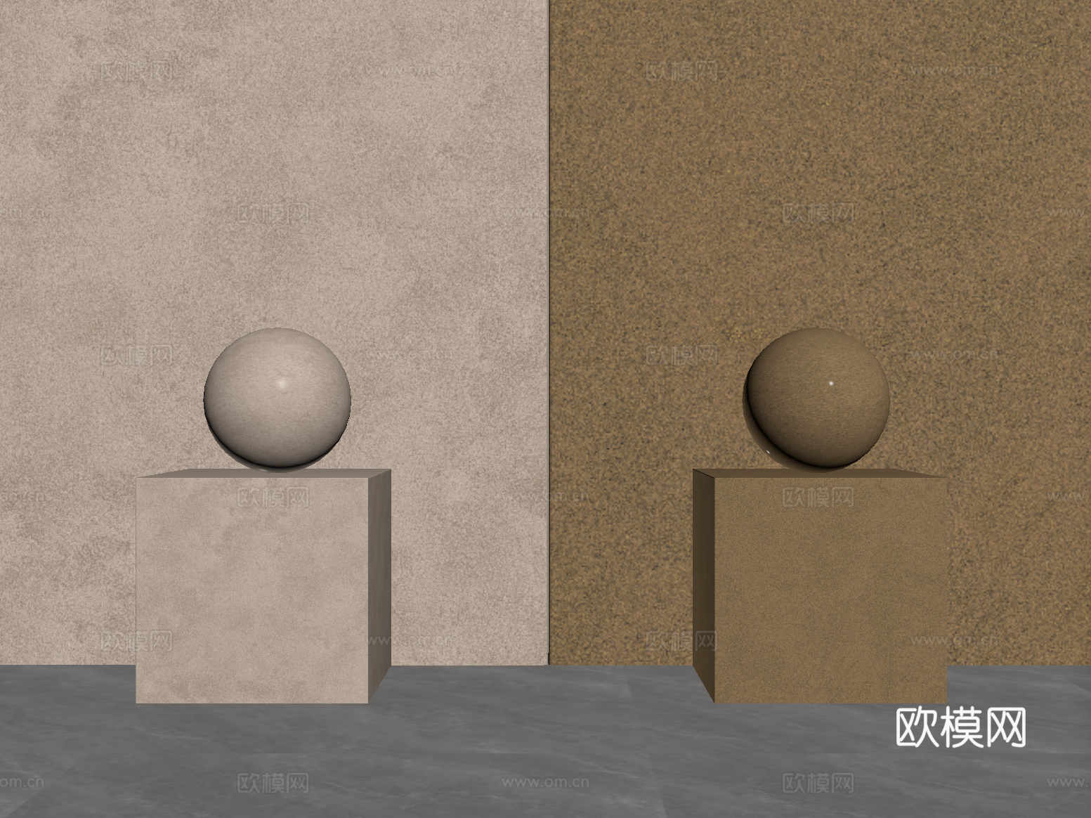 现代涂料 艺术漆 肌理漆 真石漆 微水泥su模型