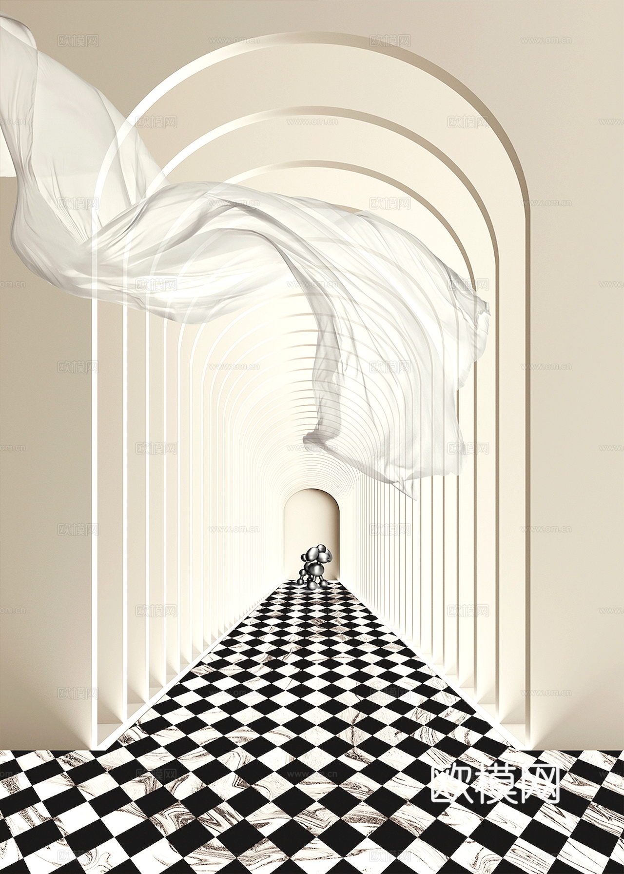 装饰画抽象画挂画拼贴风插画风漫画风儿童画壁画