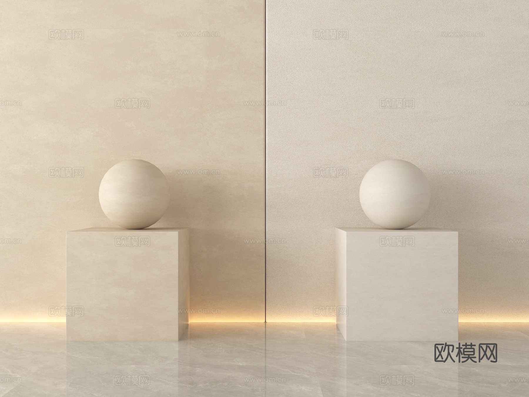 现代涂料 艺术漆 肌理漆 真石漆 微水泥3d模型下载