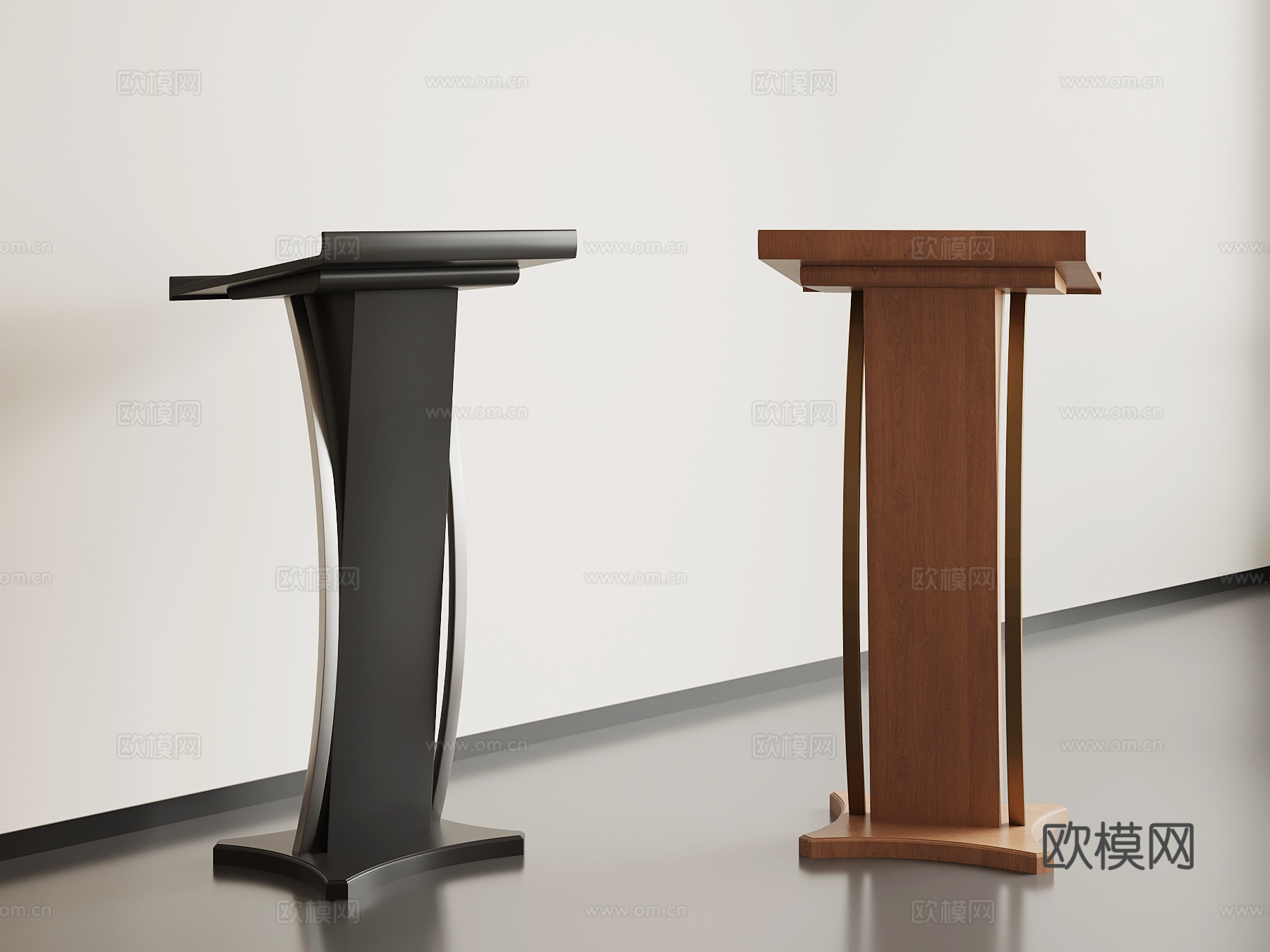 现代讲台su模型