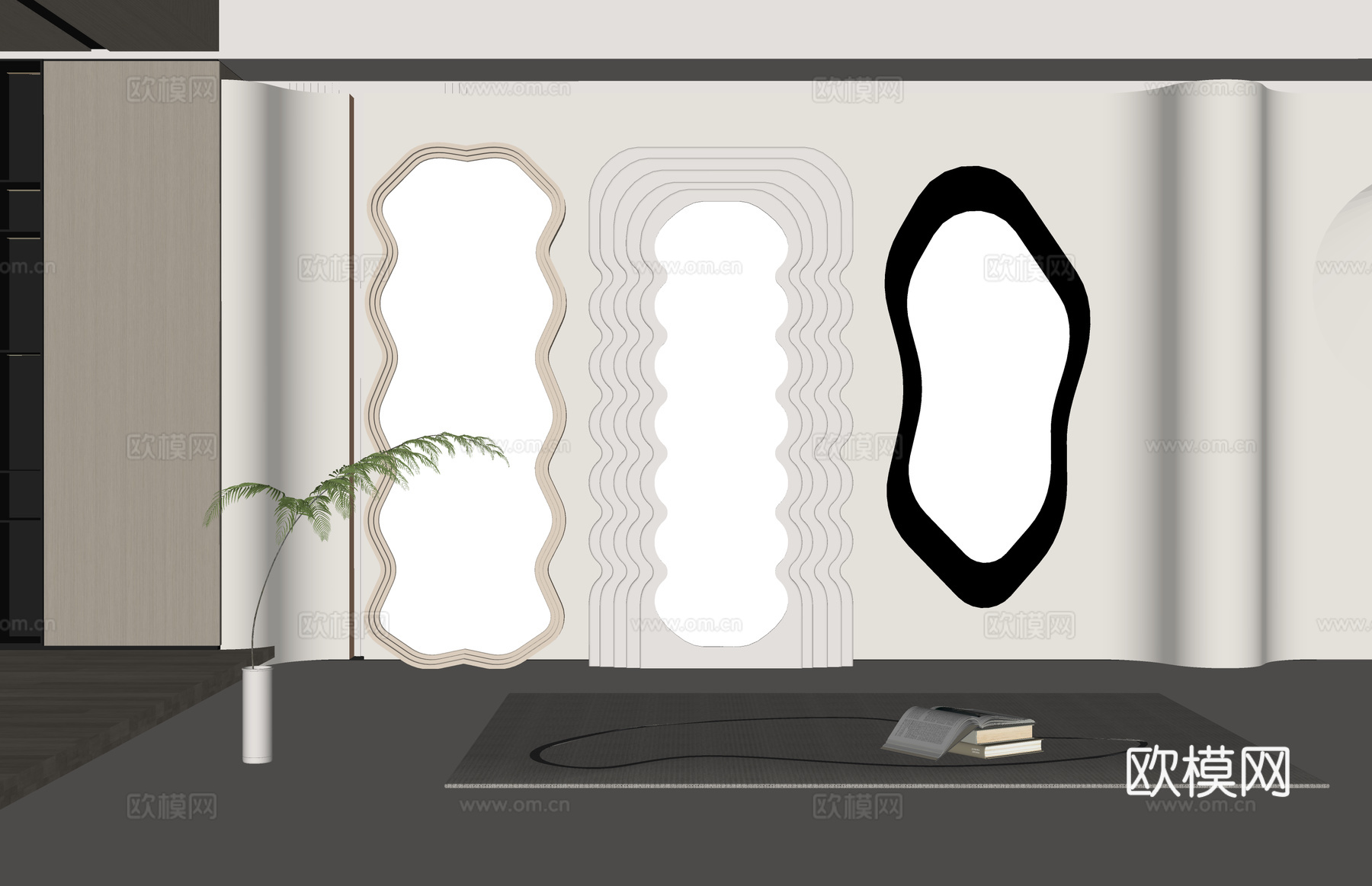 厕所 淋浴 家装 卫浴 浴缸su模型