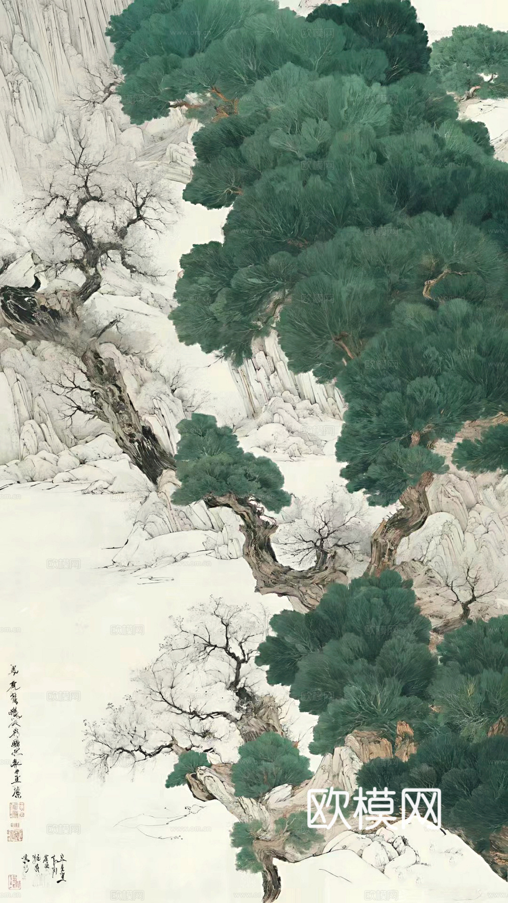 装饰画抽象画挂画拼贴风插画风漫画风儿童画壁画墙画下载