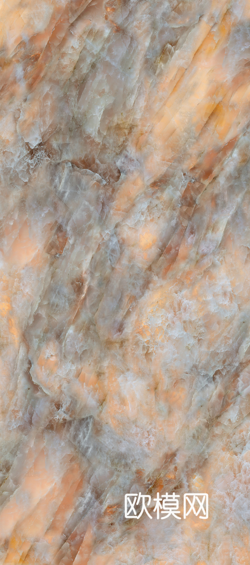 马可波罗 大理石 瓷砖 冰晶琥珀 粉水晶岩板 玉石透光石