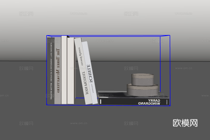 摆件组合su模型