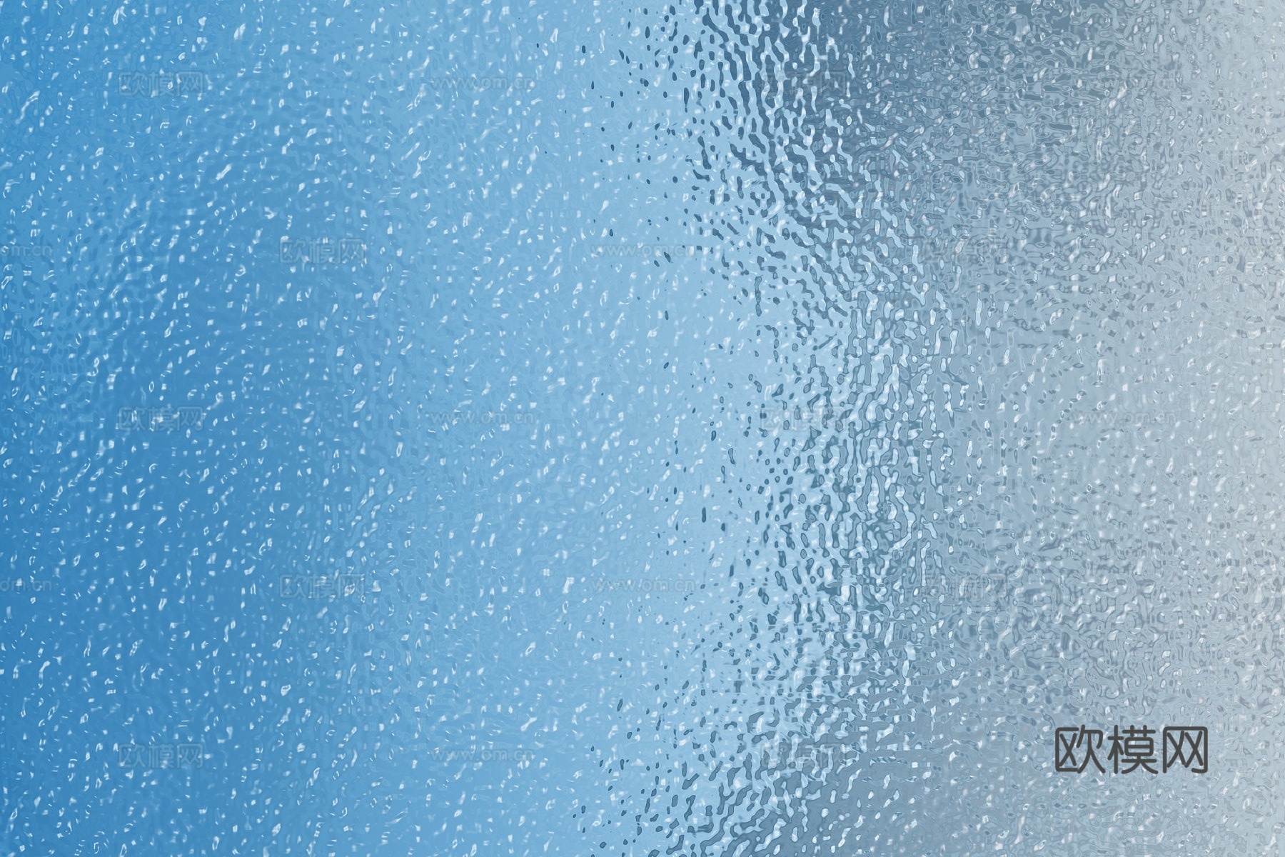 蓝色渐变磨砂玻璃