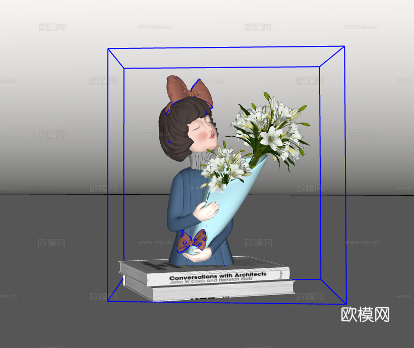 摆件su模型下载（渲染图2）