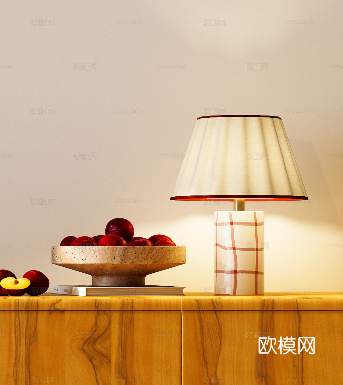 现代台灯 意式台灯 儿童台灯 水果 植物 书籍3d模型下载