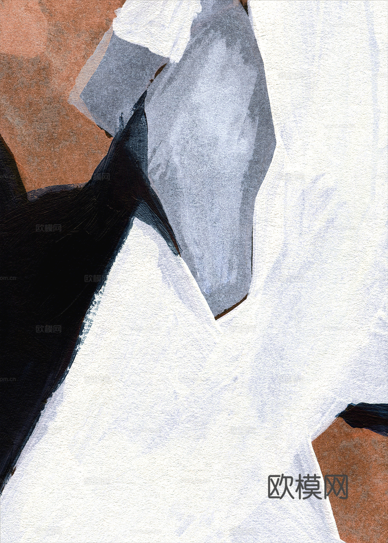 装饰画抽象画挂画拼贴风插画风漫画风儿童画壁画