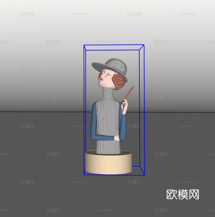 手办摆件su模型
