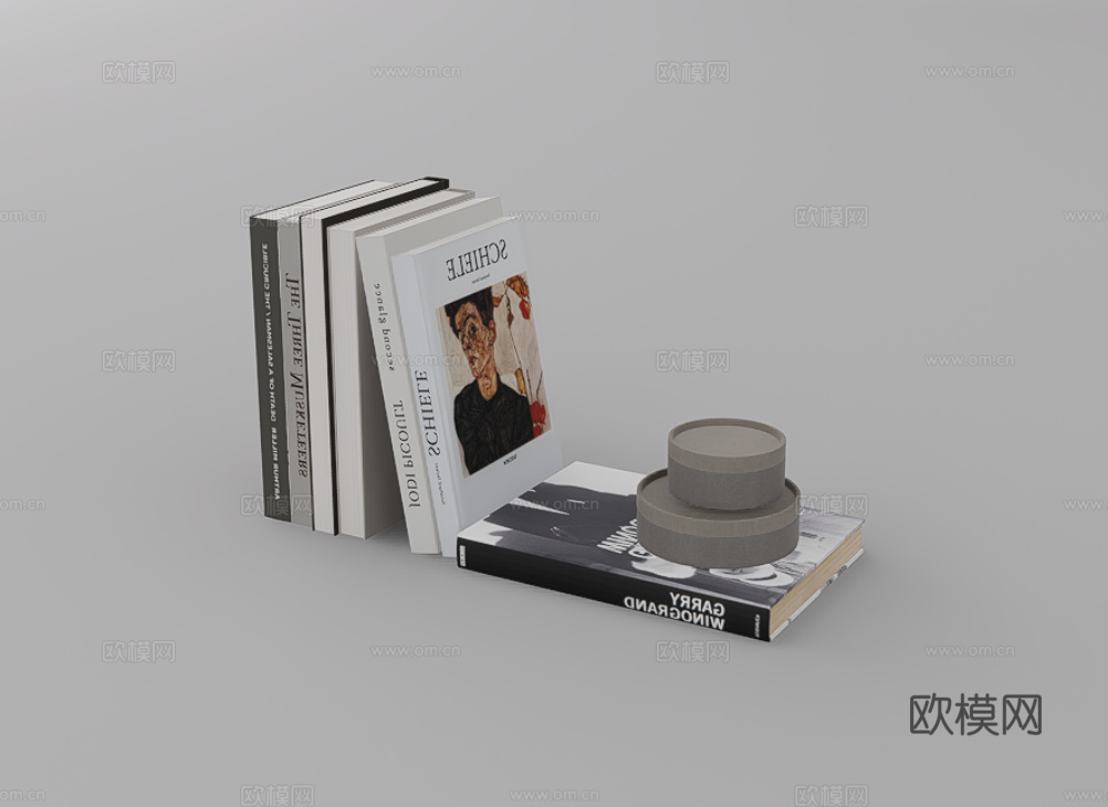 摆件组合su模型