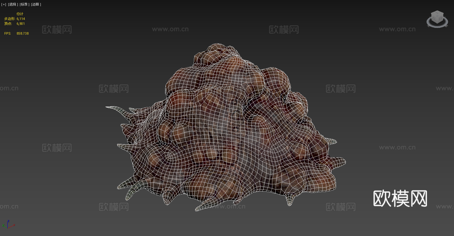 软体怪物 怪物卵 恶魔卵 有机生物 恐怖生物 史莱姆 恶心3d模型下载（渲染图5）