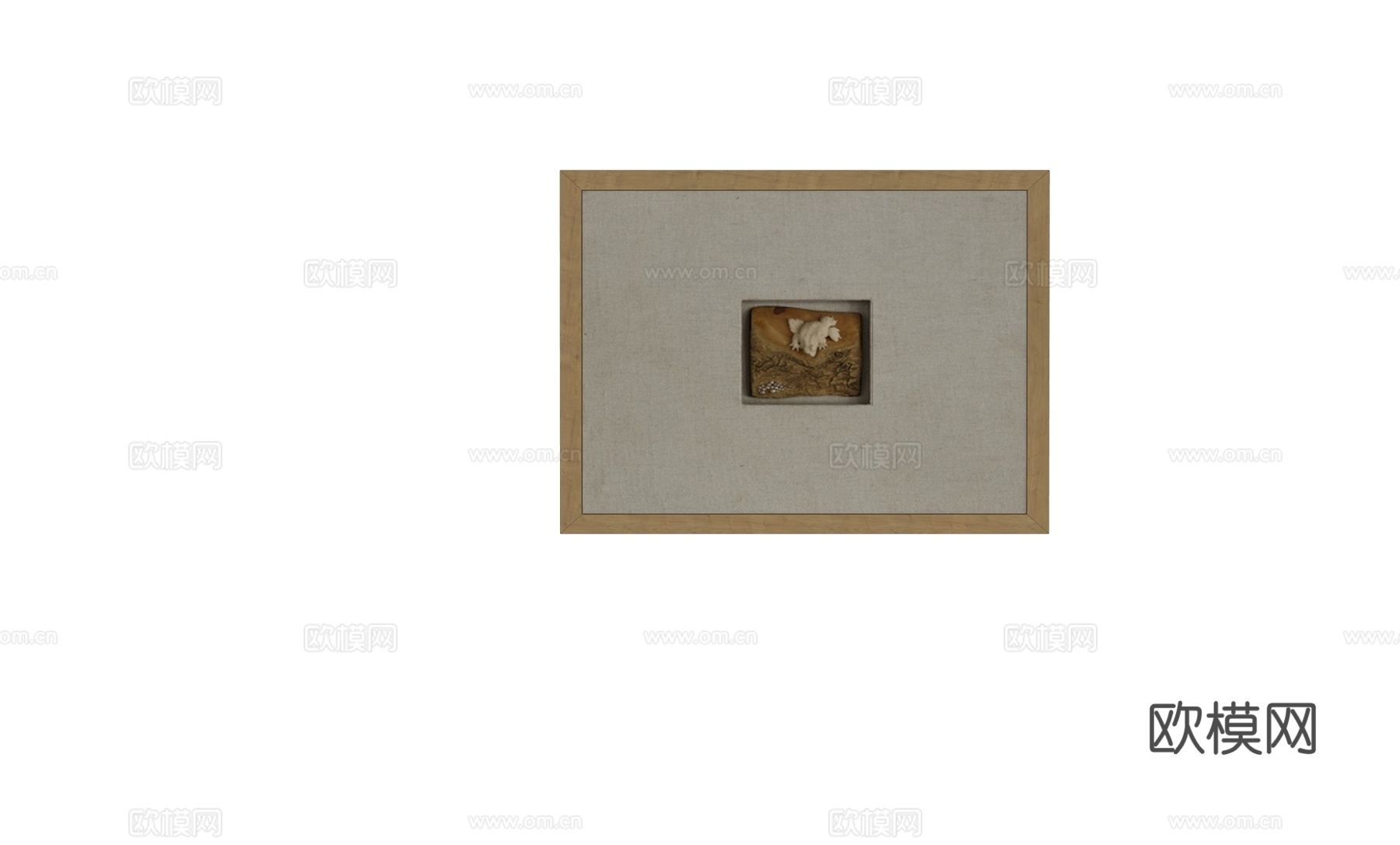 中古装饰挂画su模型