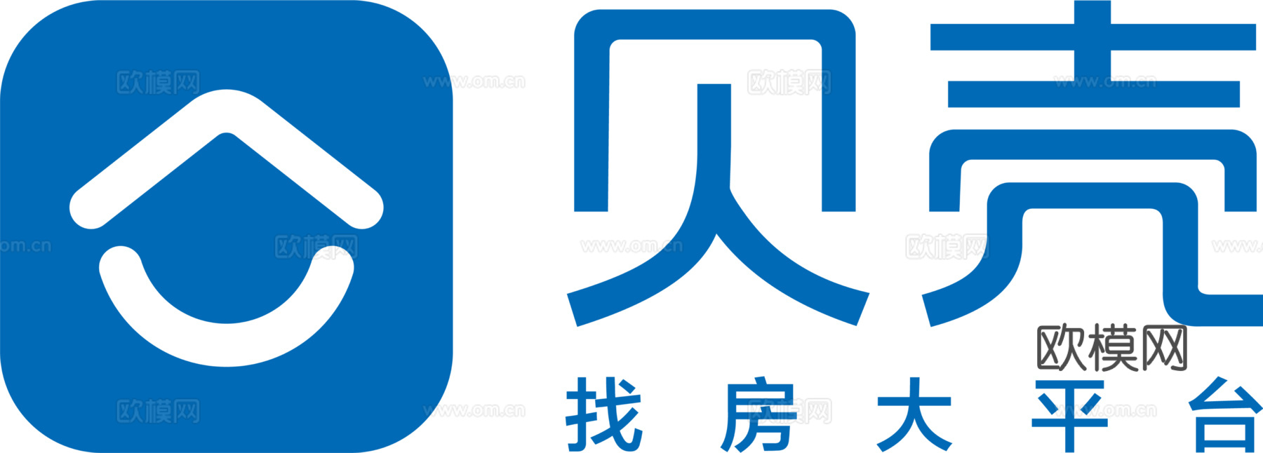 贝壳，房地产商logo