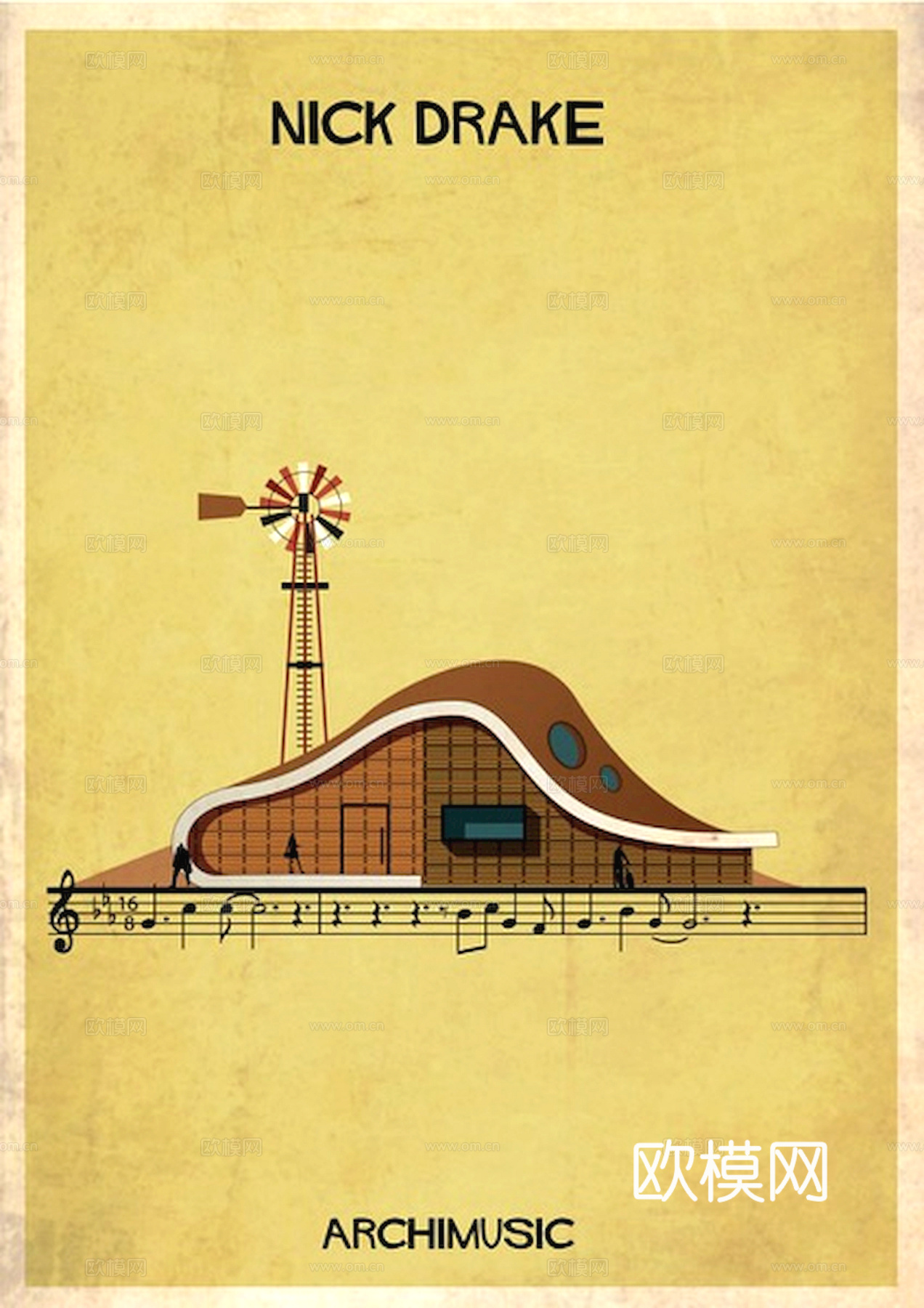 装饰画抽象画挂画拼贴风插画风漫画风儿童画壁画墙画下载