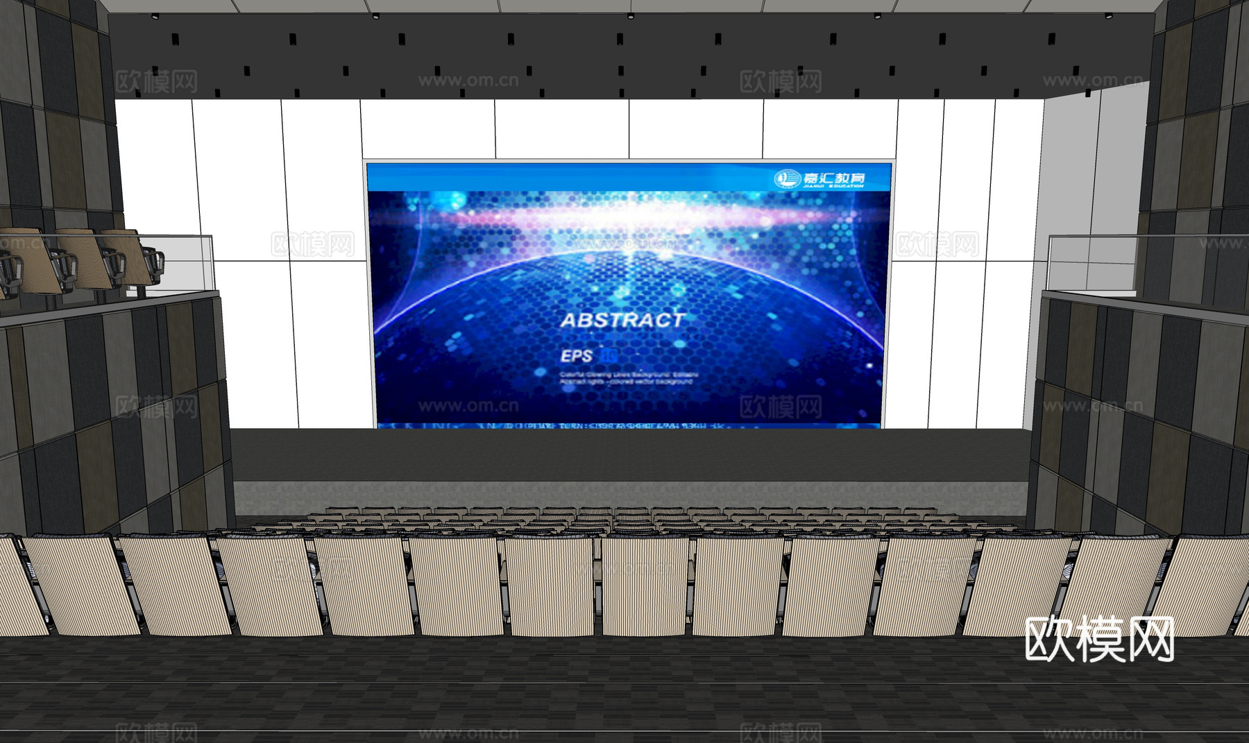 培训机构 图书馆 电影院 体育馆 学校 幼儿园 台球su模型