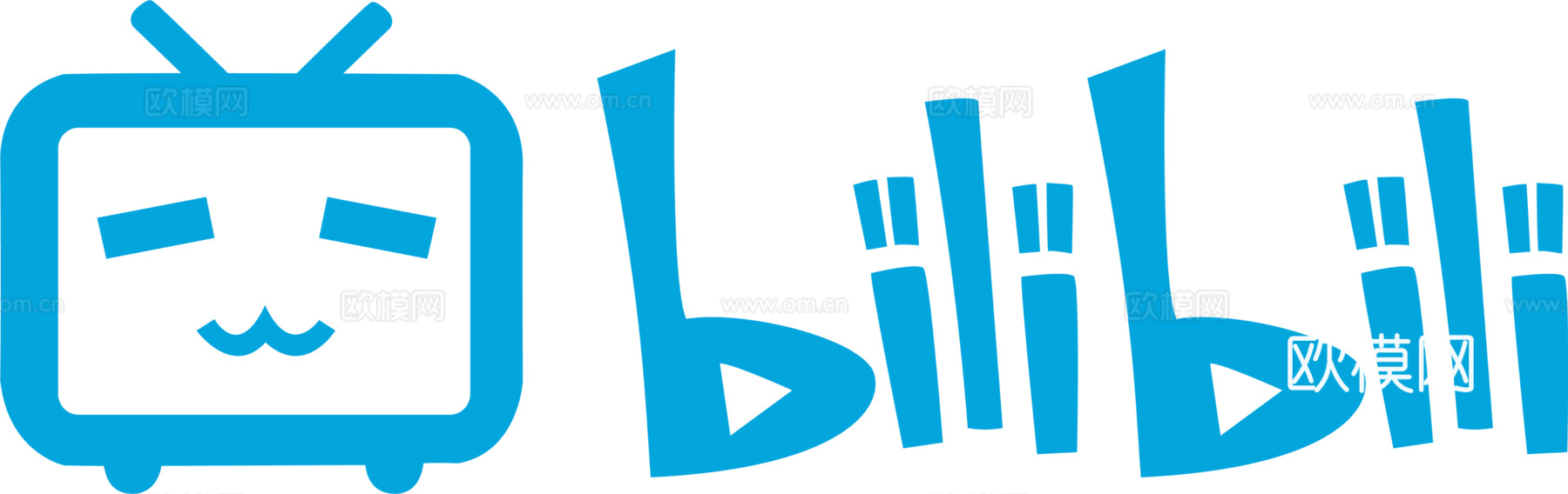 B站，社交平台logo