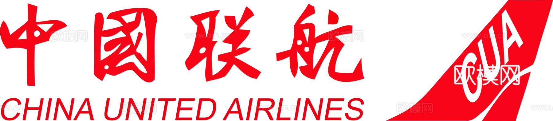 中国联航，航空航天logo