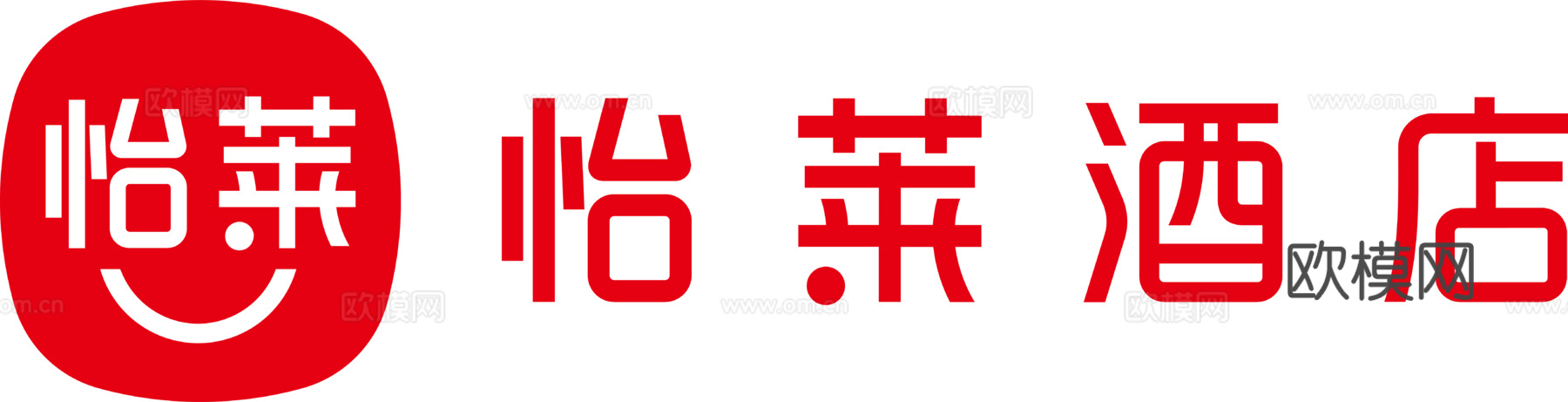 怡莱酒店，酒店旅馆logo