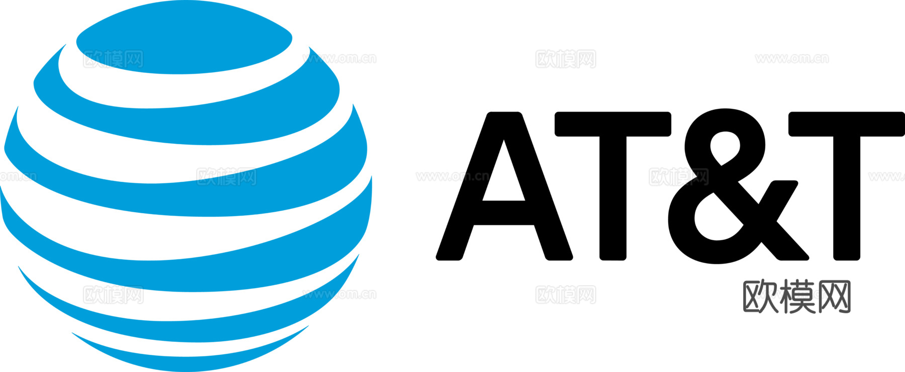 AT&amp;T美国电话电报，电信通讯logo
