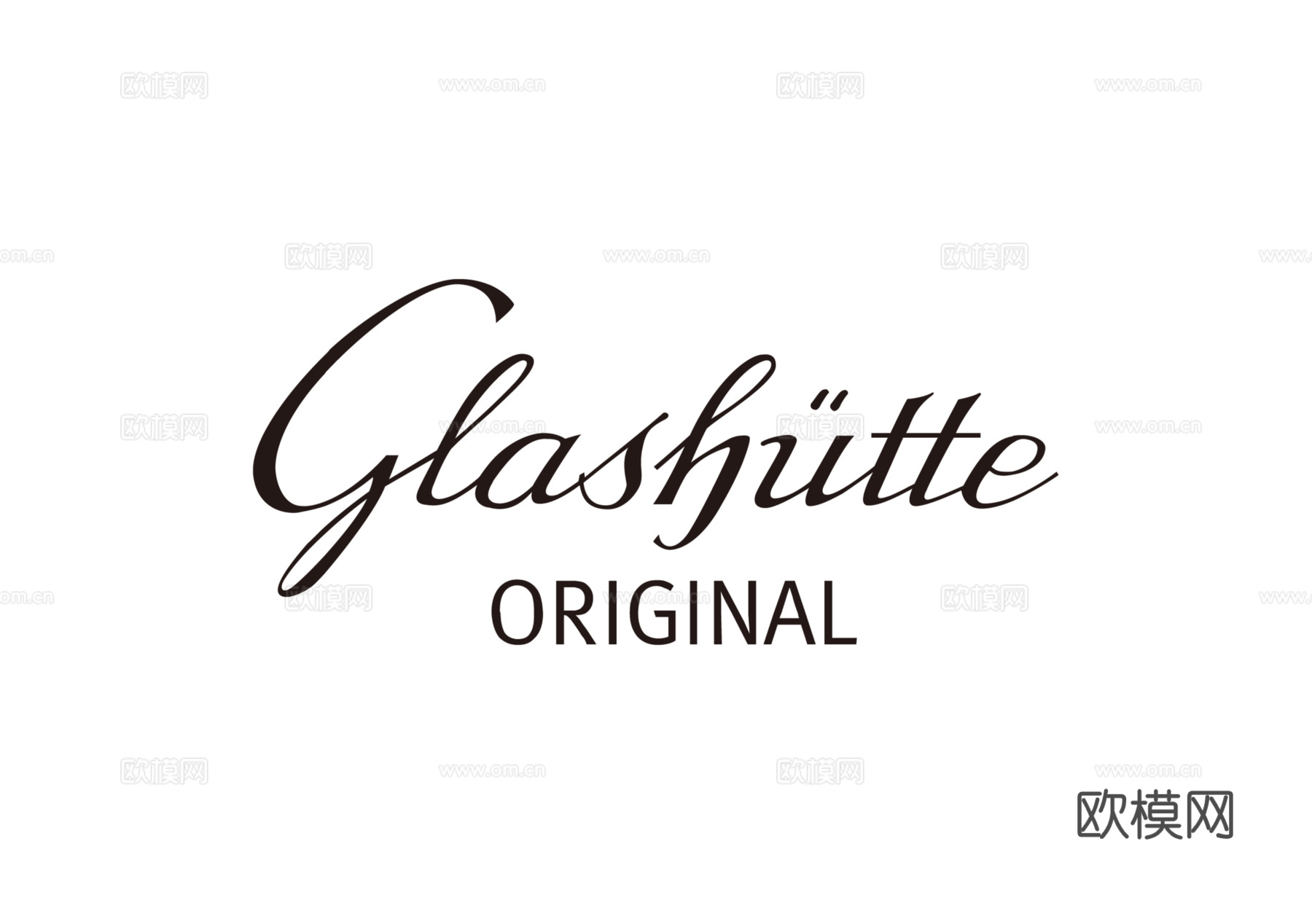 Glashutte格拉苏蒂，时尚大牌LOGO-奢侈品LOGO