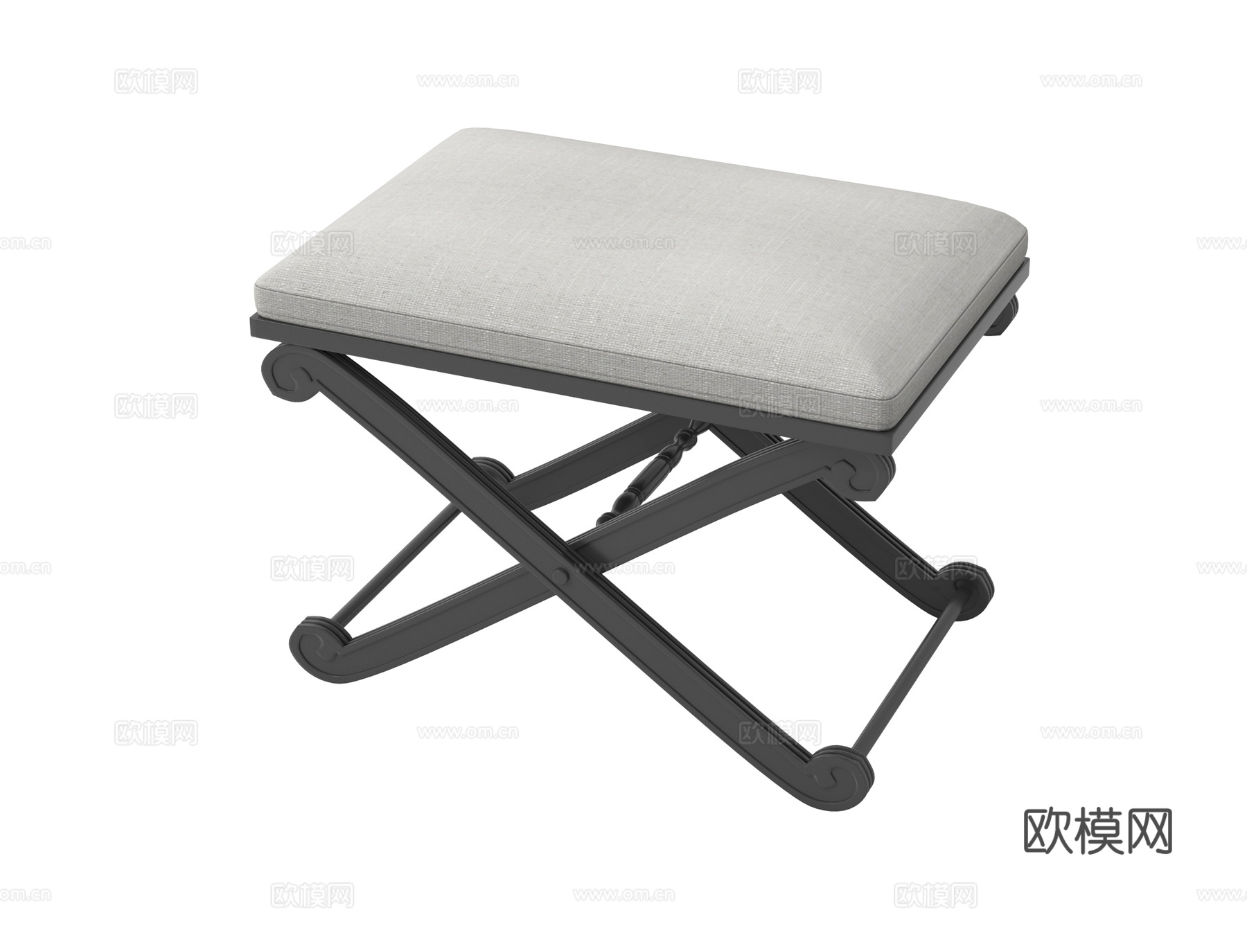 现代凳子 折叠凳子3d模型下载
