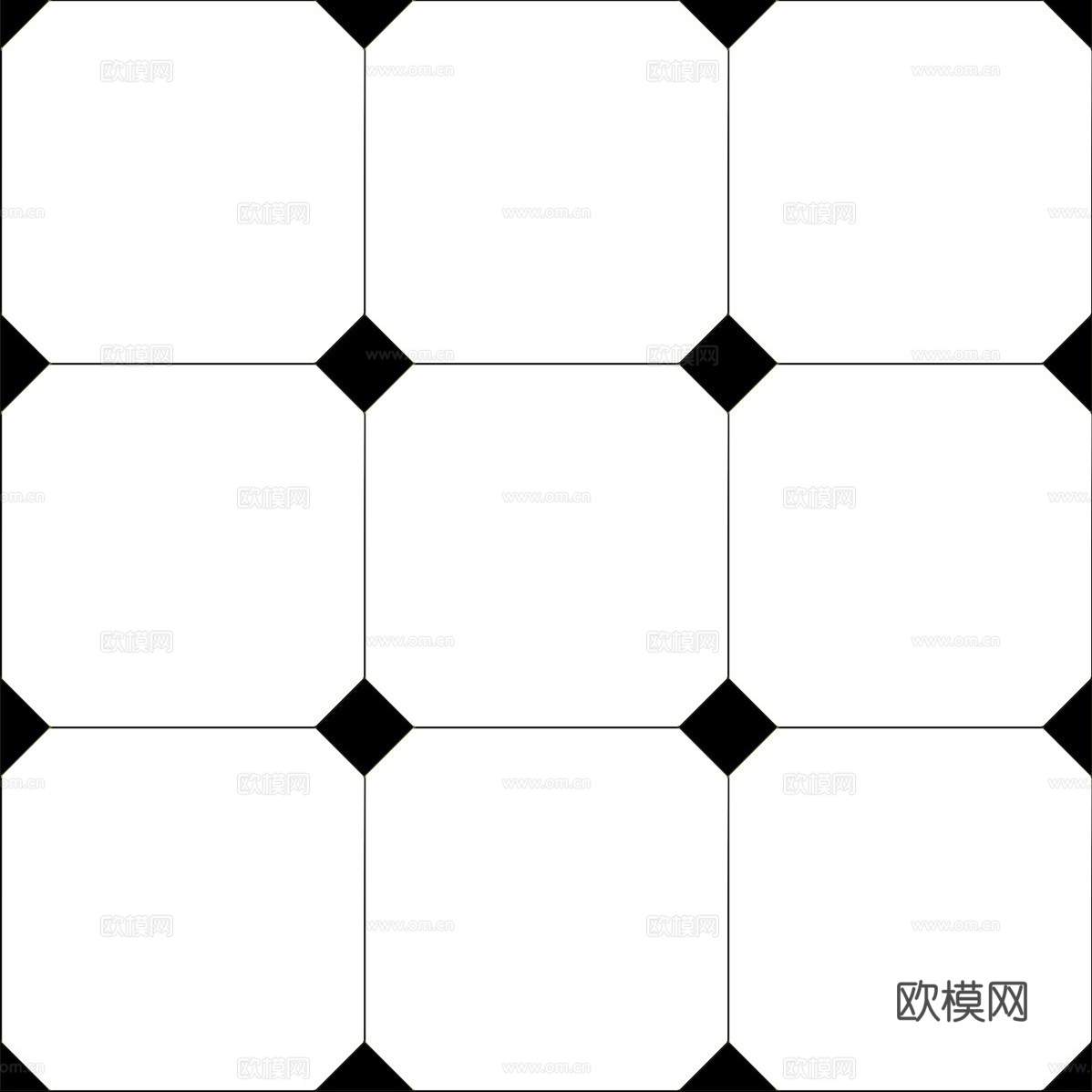 无缝白色小方砖