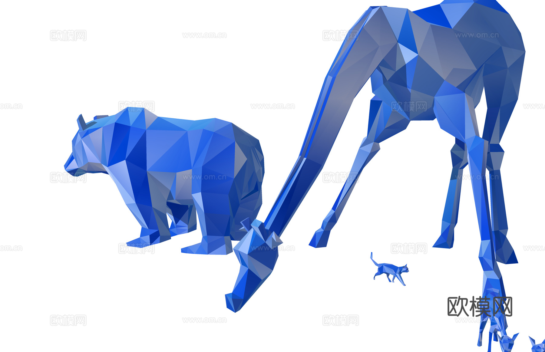 指示牌 雕塑 廊架 座椅su模型