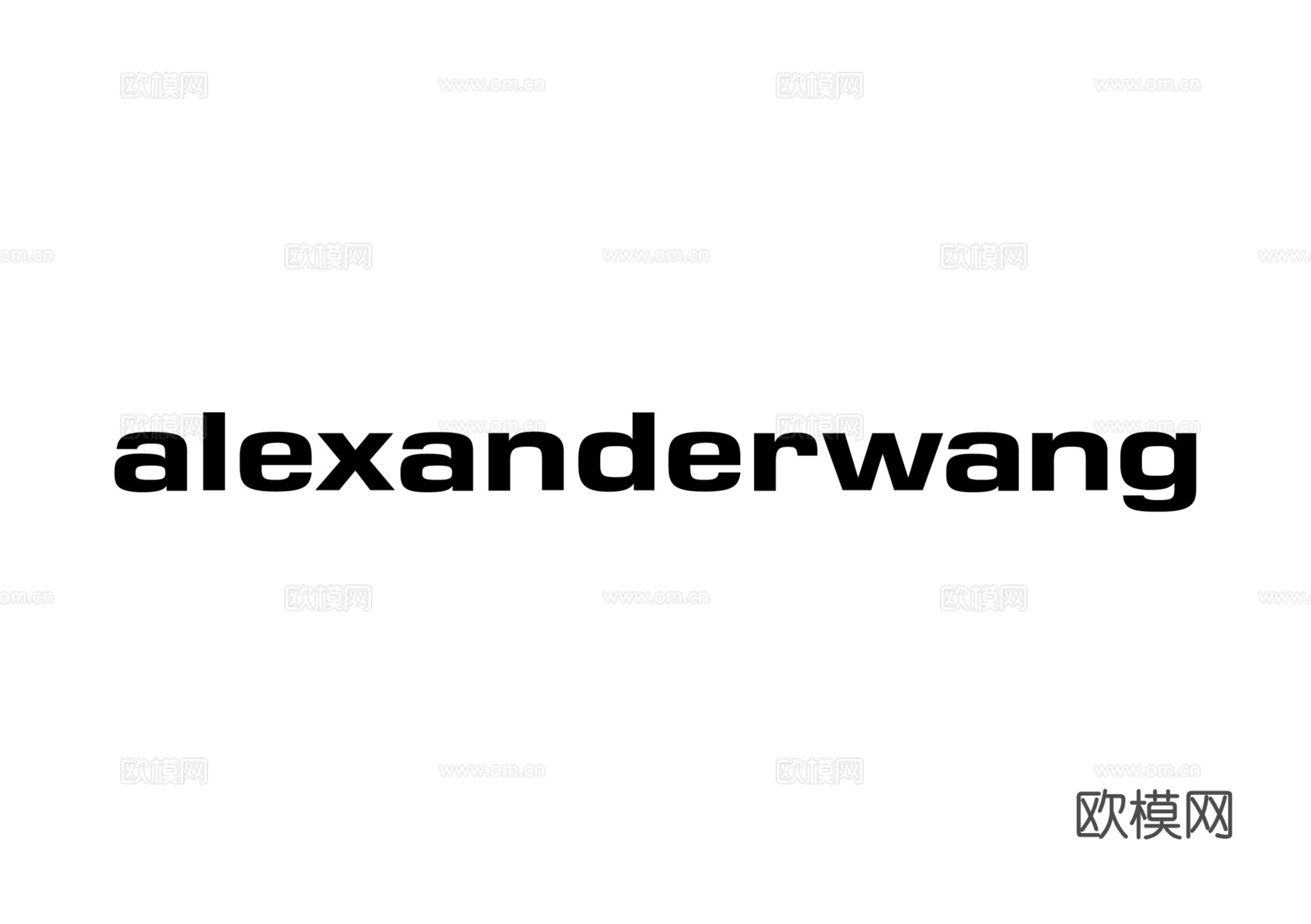 alexander wang，时尚大牌LOGO-奢侈品LOG