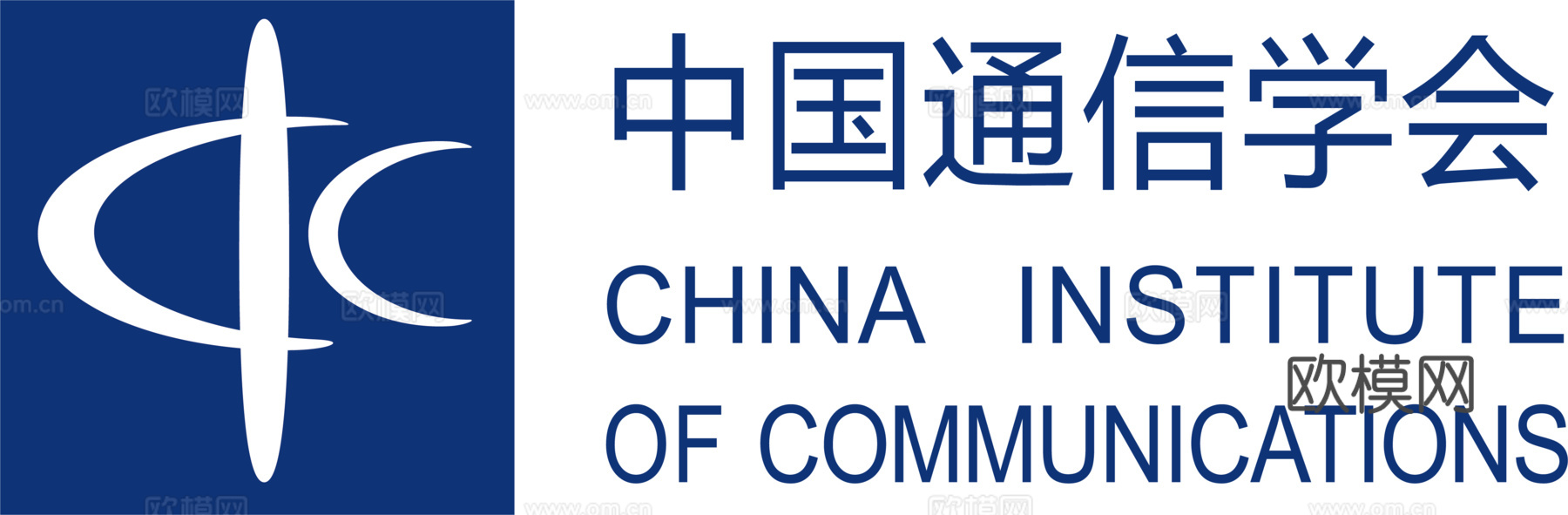 中国通信学会，电信通讯logo