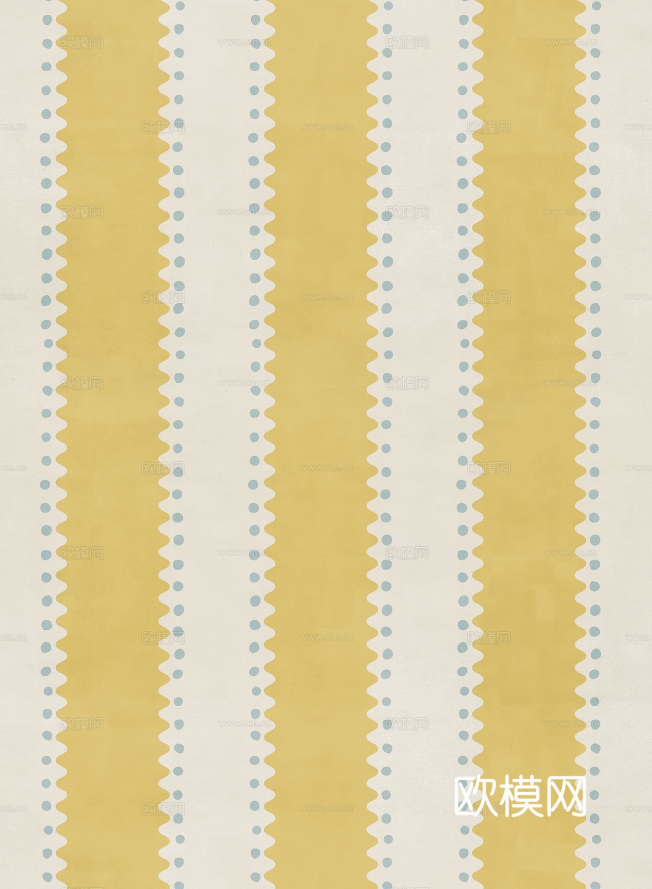 欧式美式壁纸_壁布_儿童房壁纸_条纹壁纸_黄白条纹_卫生间贴