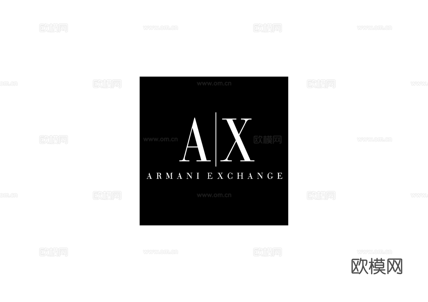 Armani Exchange阿玛尼，时尚大牌LOGO-奢侈