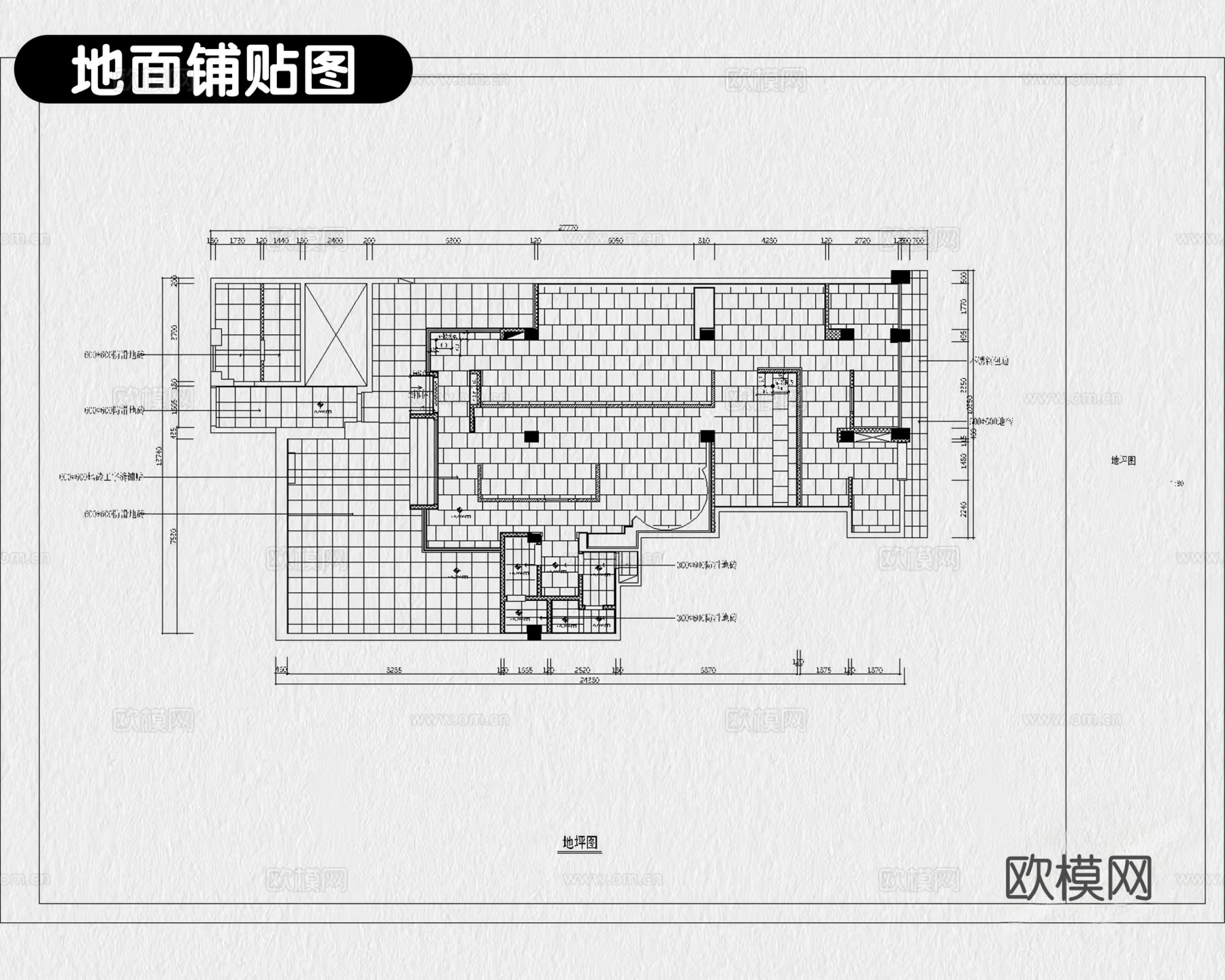 8套茶餐厅中餐厅港式餐饮空间CAD施工图附效果图cad施工图