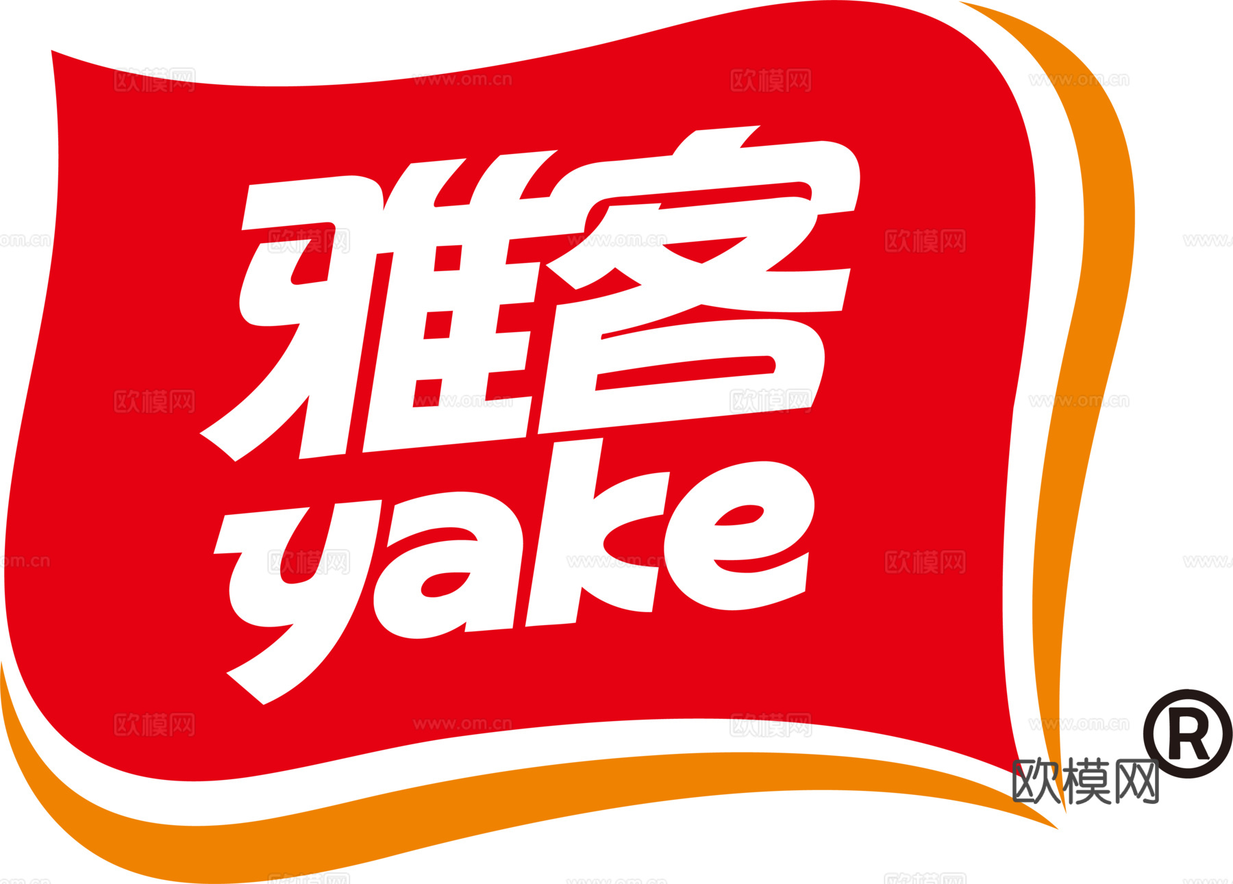雅宝，食品零食logo
