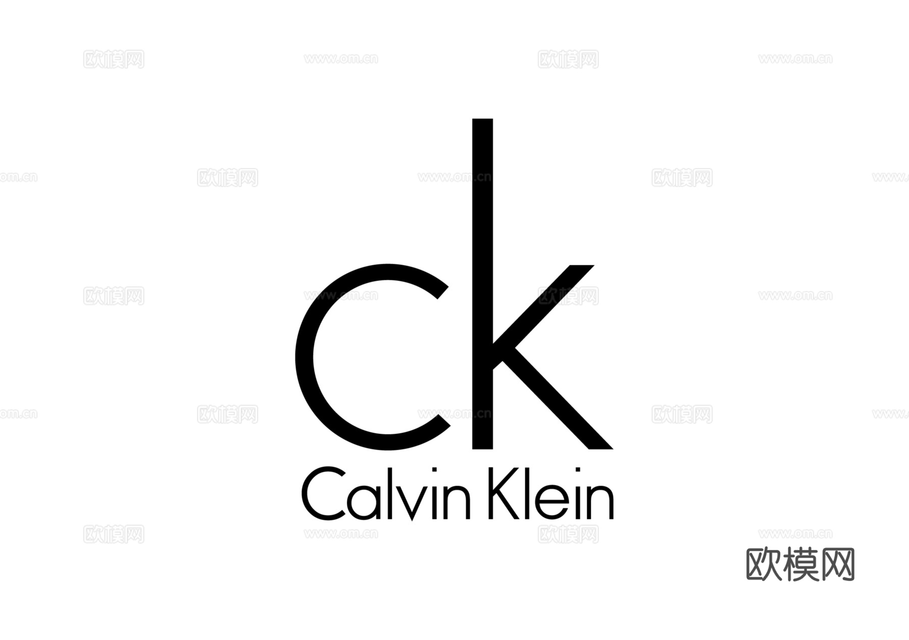 Calvin Klein-01，时尚大牌LOGO-奢侈品LO