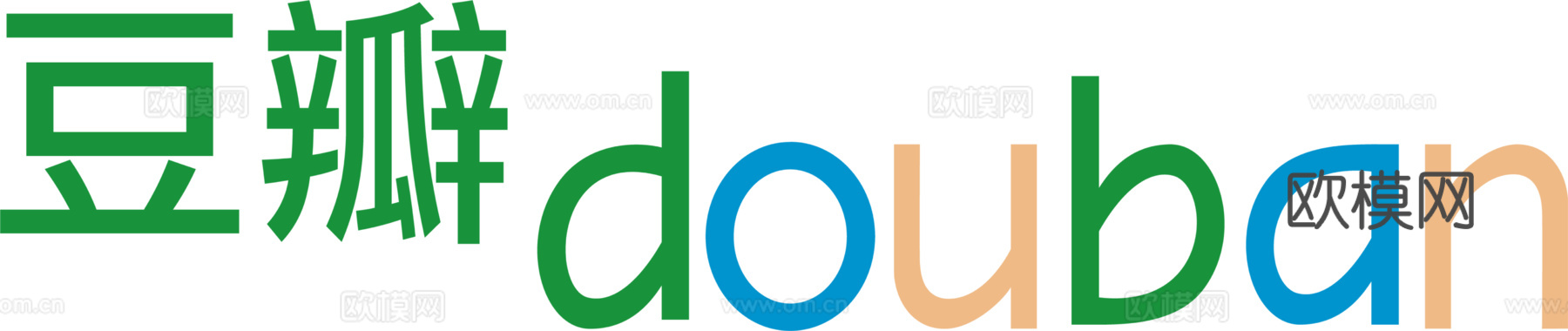 豆瓣，社交平台logo