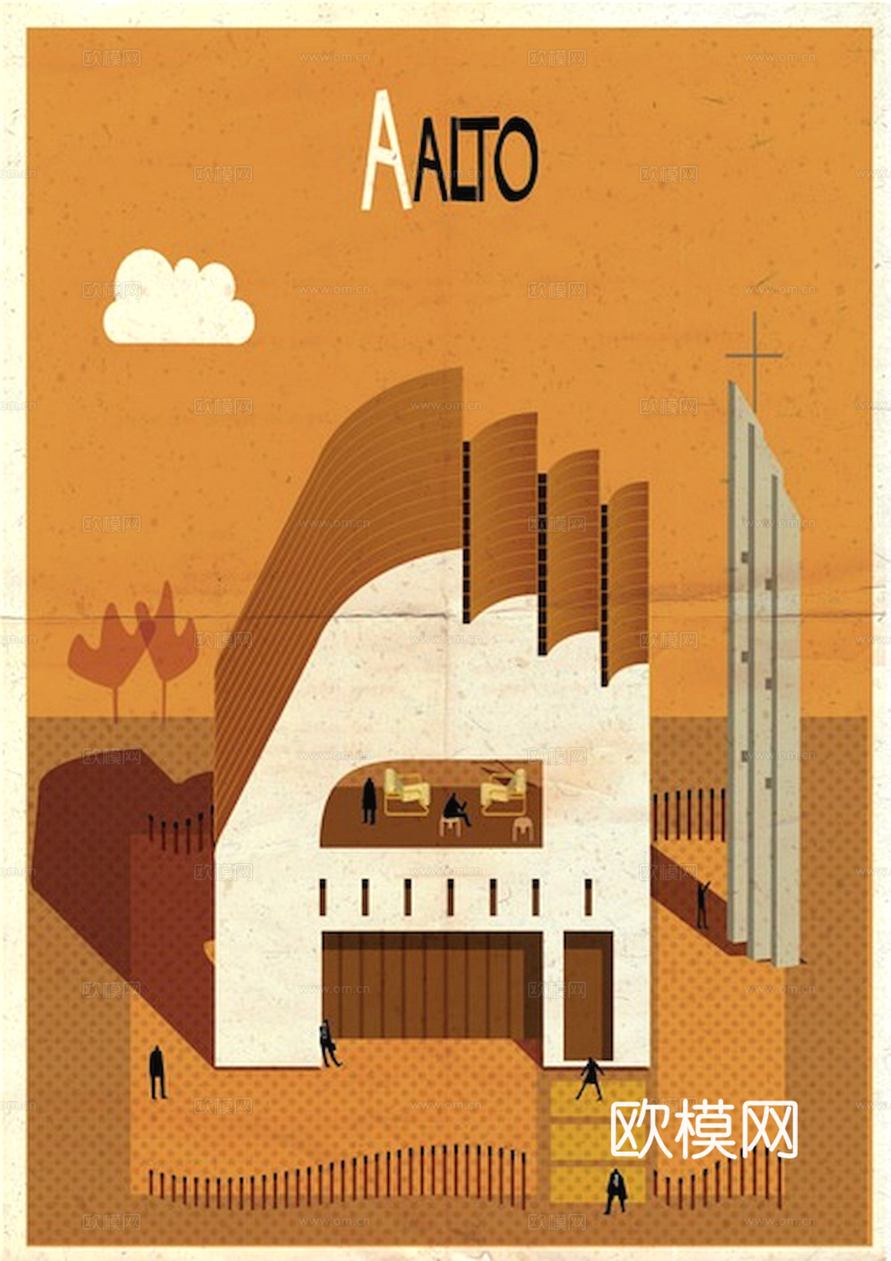 装饰画抽象画挂画拼贴风插画风漫画风儿童画壁画墙画下载