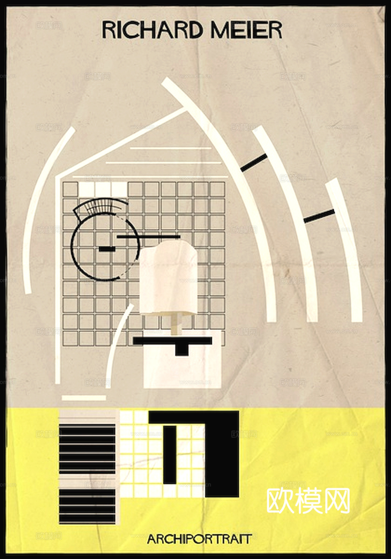 装饰画抽象画挂画拼贴风插画风漫画风儿童画墙画壁画下载