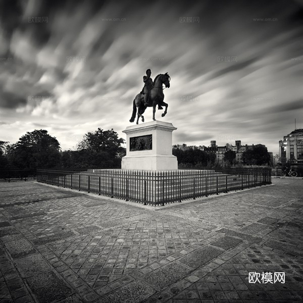 黑白摄影装饰画