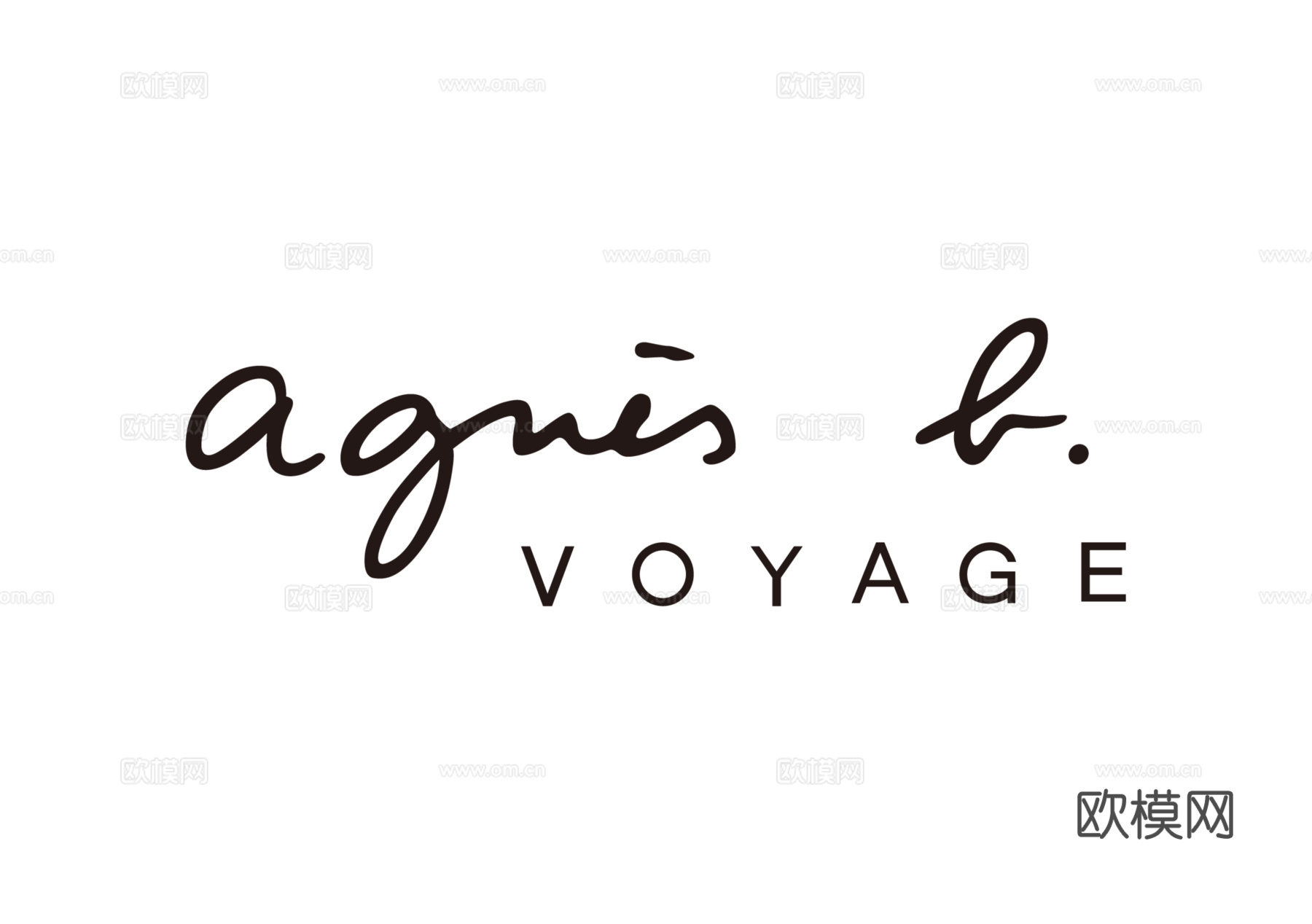 agnès b，时尚大牌LOGO-奢侈品LOGO