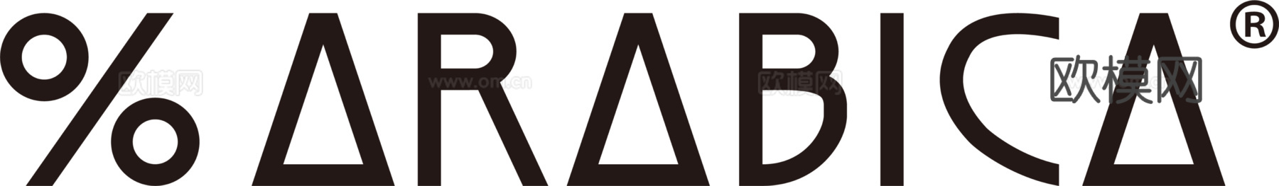 Arabica Coffee拉比卡，咖啡店logo，商标lo下载
