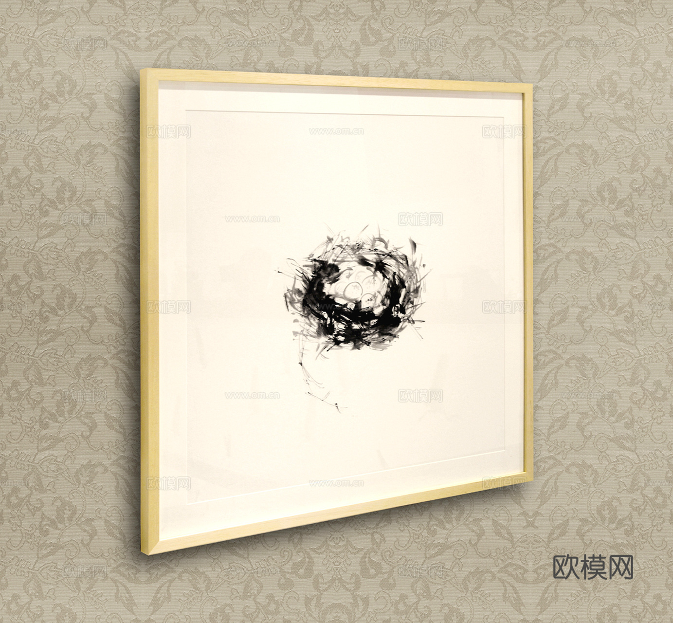 装饰画抽象画挂画拼贴风插画风漫画风儿童画壁画墙画下载